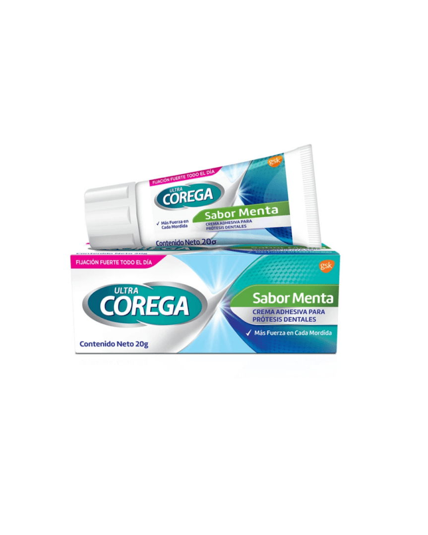 Corega ultra crema adhesiva con sabor 20gr