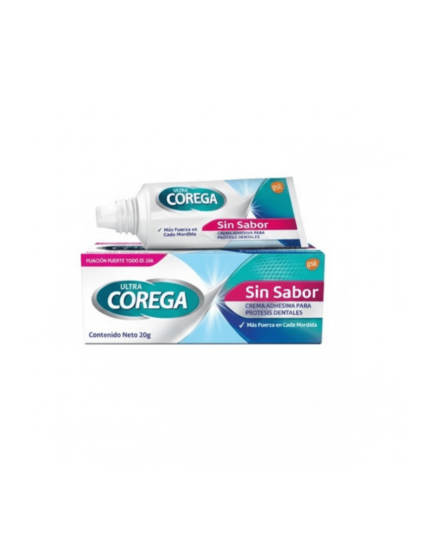 Corega ultra crema adhesiva sin sabor 20gr