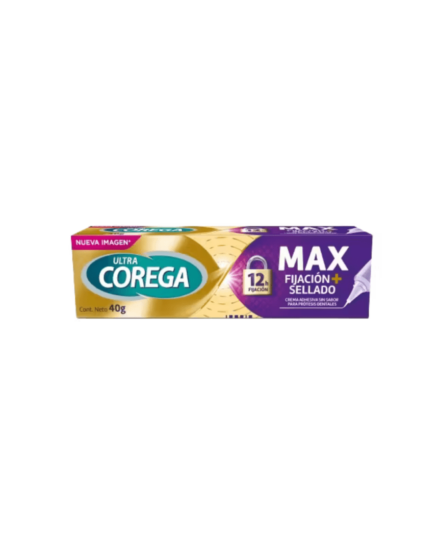 Corega ultra máximo sellado sin sabor 40gr