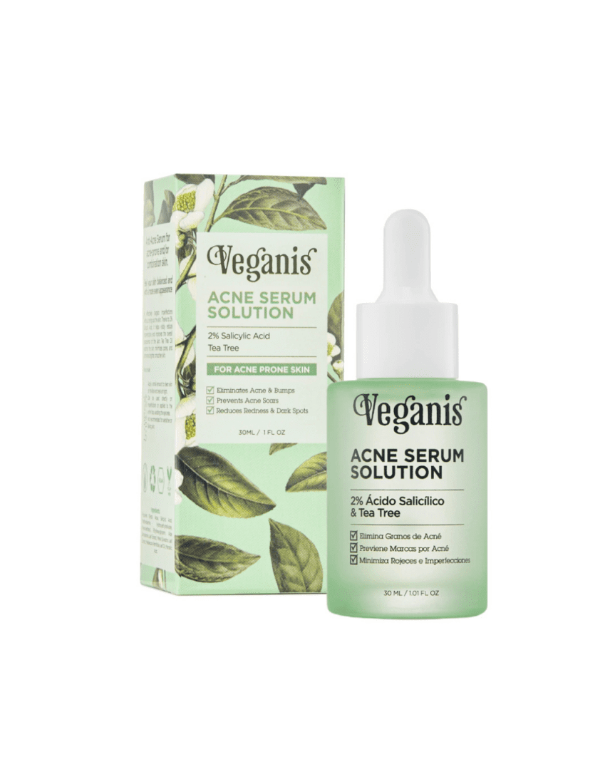 Veganis serum facial acné