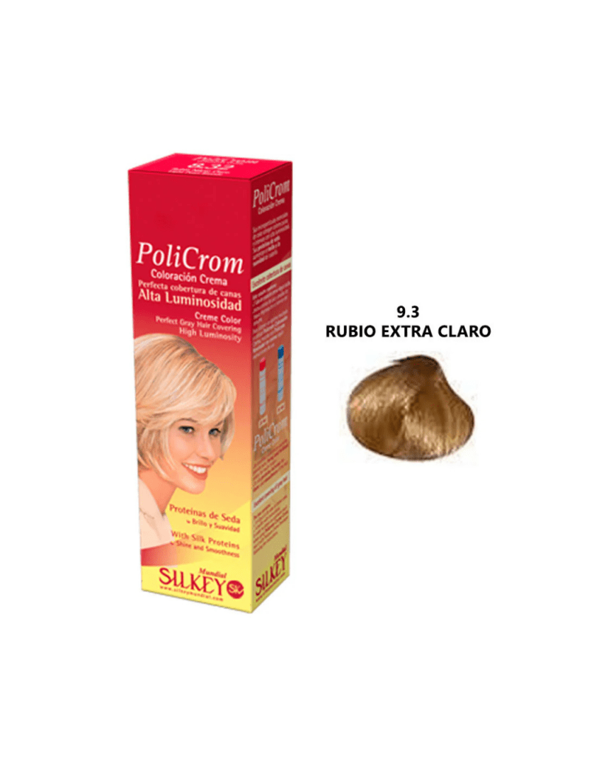 Policrom coloración 9.30 rubio trigo extra claro 47gr