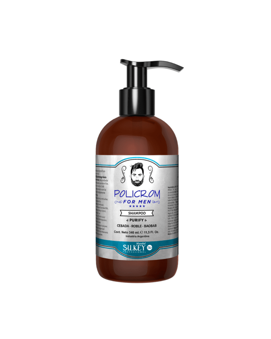 Policrom for men Shampoo purify 340ml