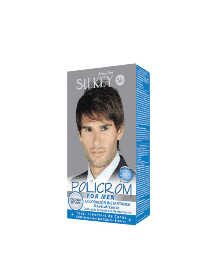 Policrom for men coloración kit castaño natural