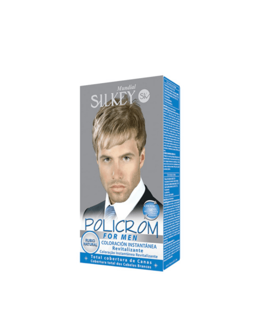Policrom for men coloración kit rubio natural