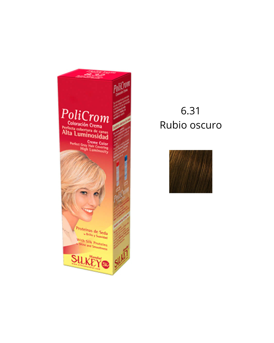 Policrom coloración 6.31 rubio oscuro 47gr