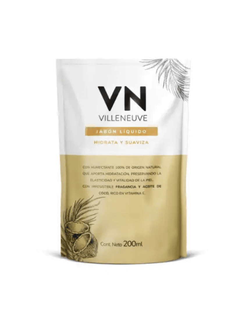 Villeneuve jabon liquido coconut 200ml