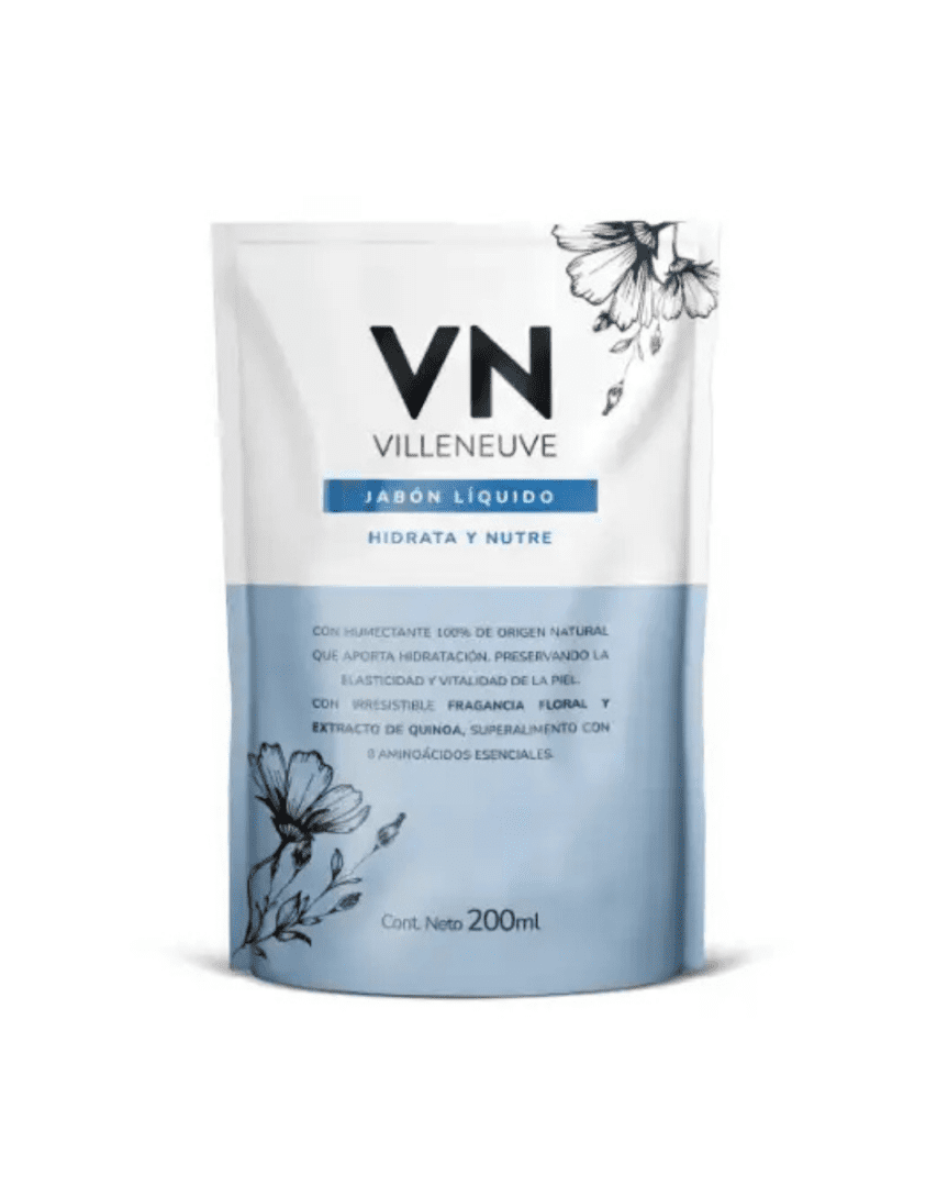 Villeneuve jabon liquido floral 200ml