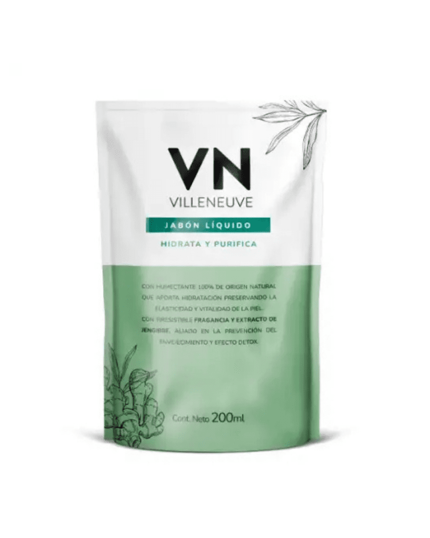 Villeneuve jabon liquido jengibre 200ml