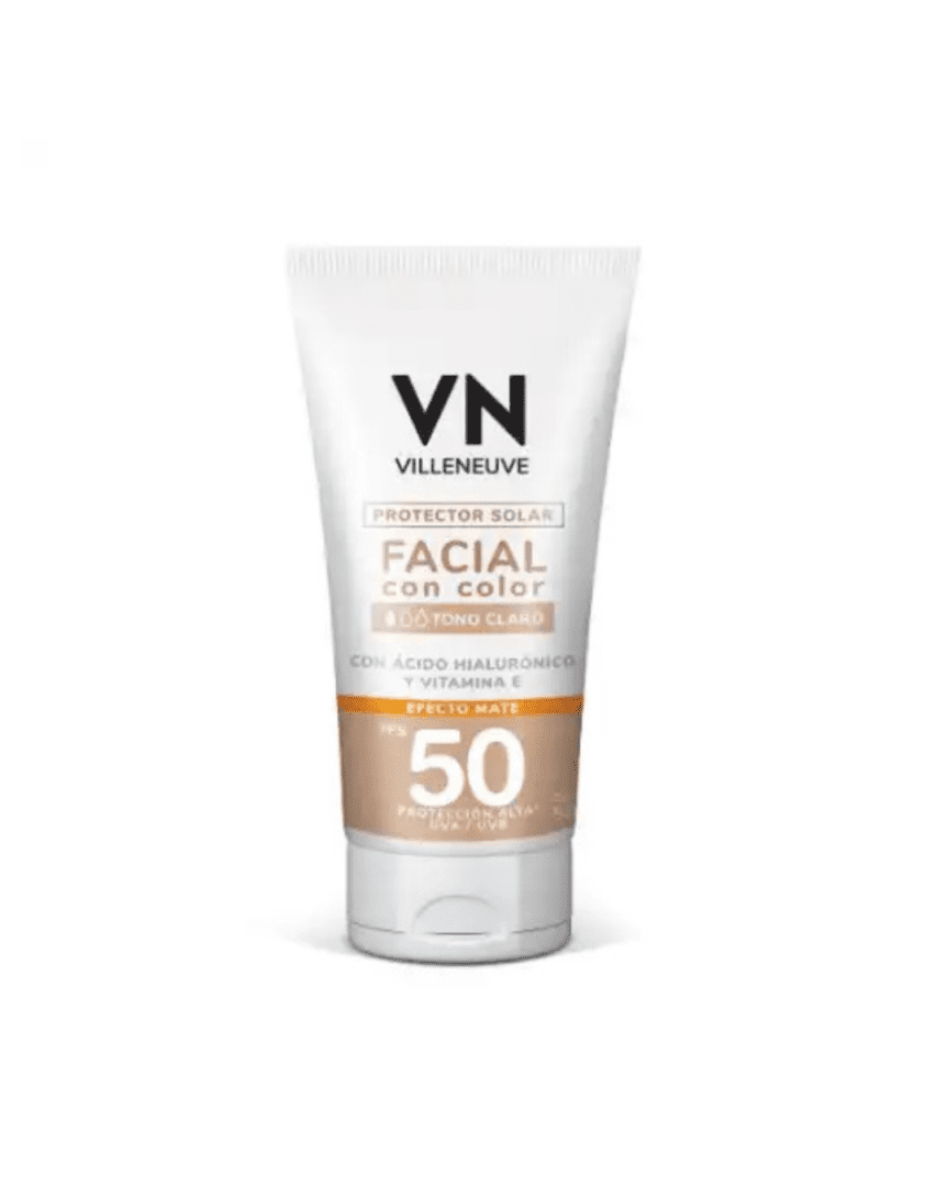 Villeneuve protector solar facial tono claro FPS 50 50ml