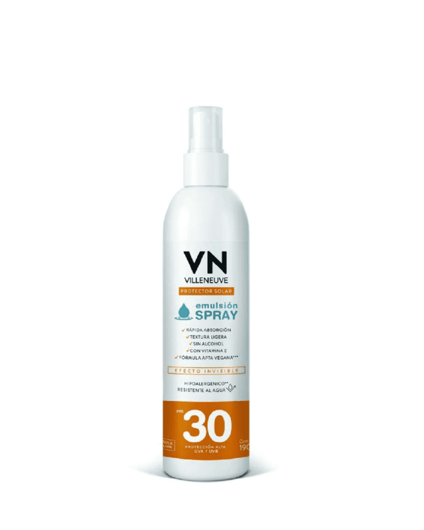 Villeneuve protector solar FPS 30 spray 190ml