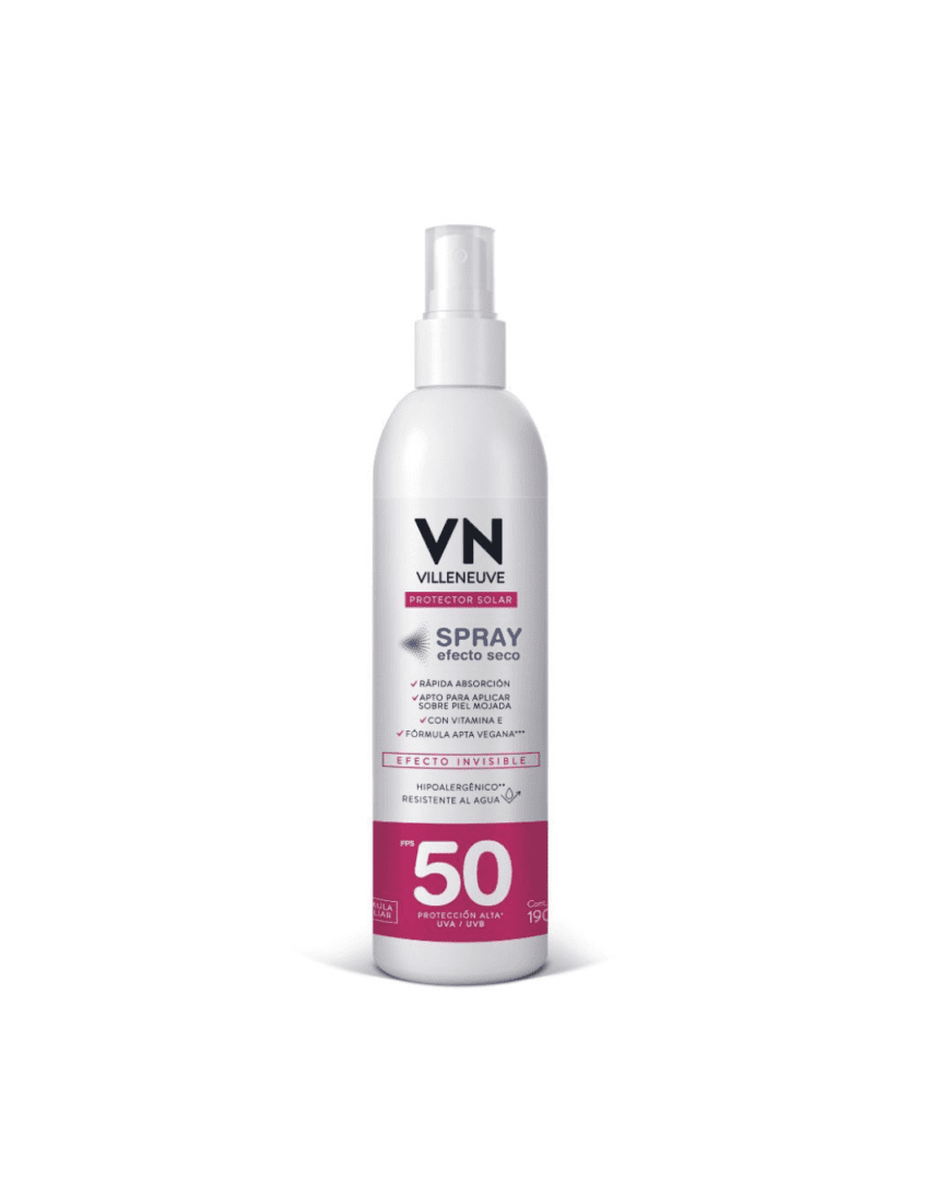Villeneuve protector solar SPF50 efecto seco 250ml