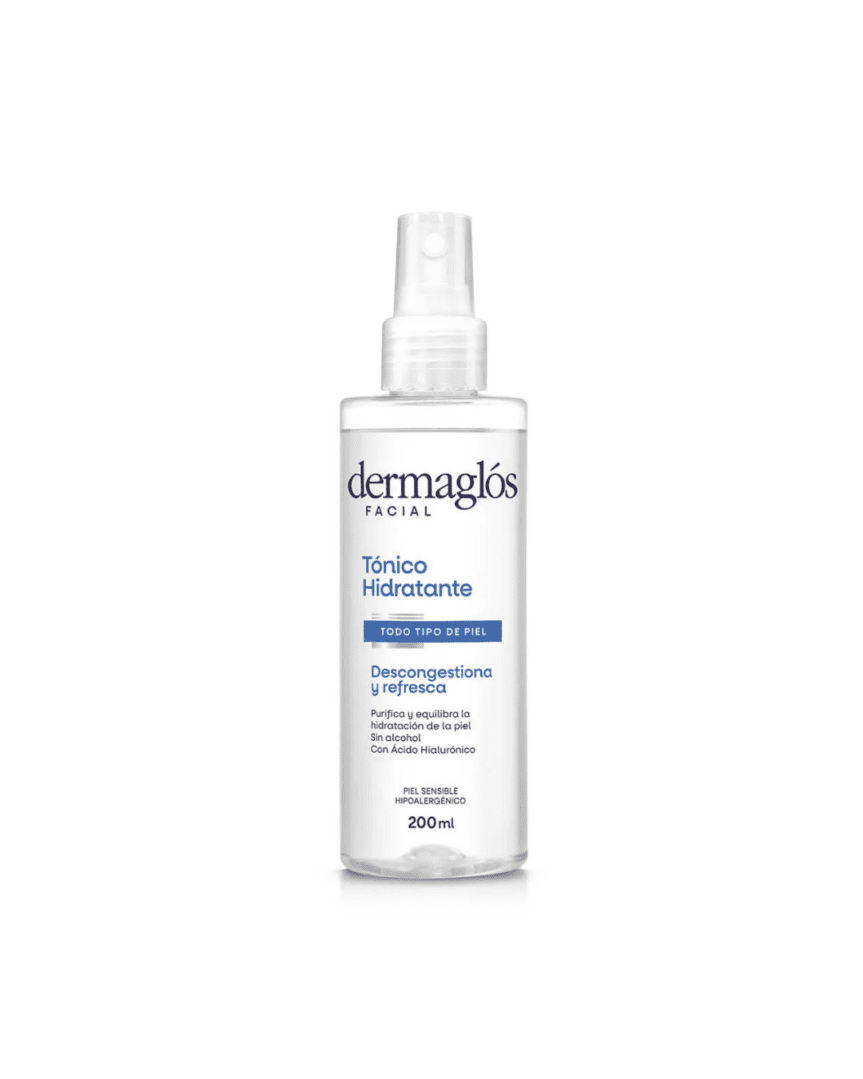 Dermaglos facial tónico hidratante spray 200ml