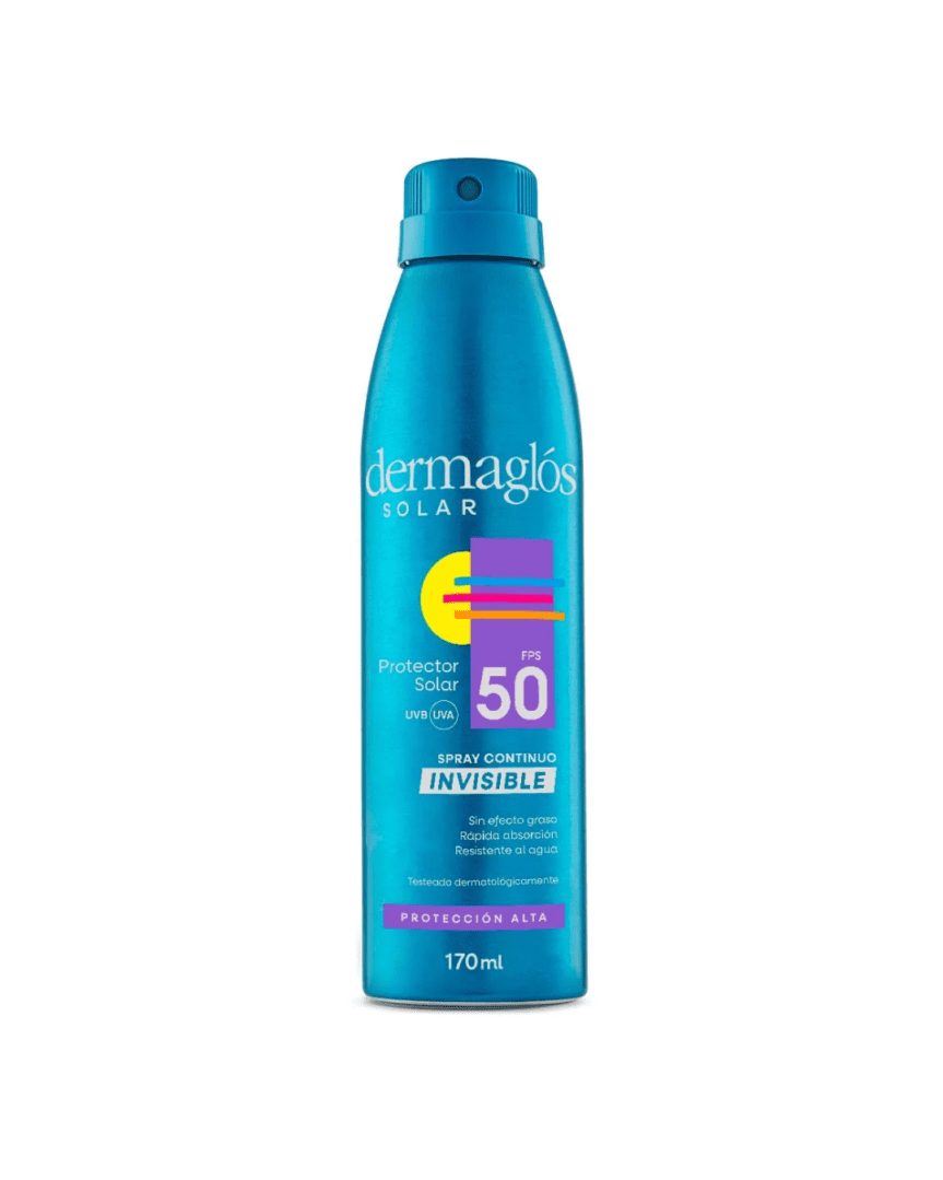 Dermaglos solar SPF 50 50ml Continuo invisible spray 170
