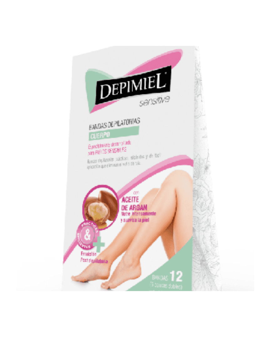 Depimiel bandas depilatorias para cuerpo sensitive