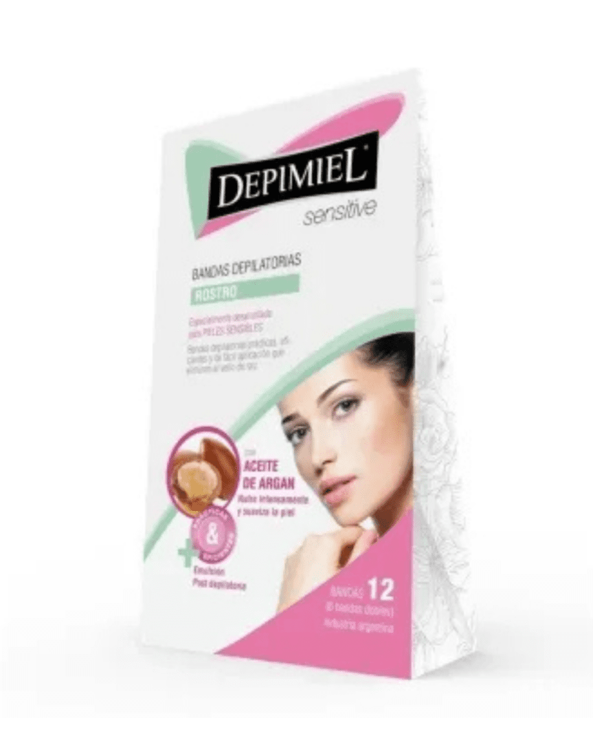 Depimiel bandas depilatorias para rostro sensitive