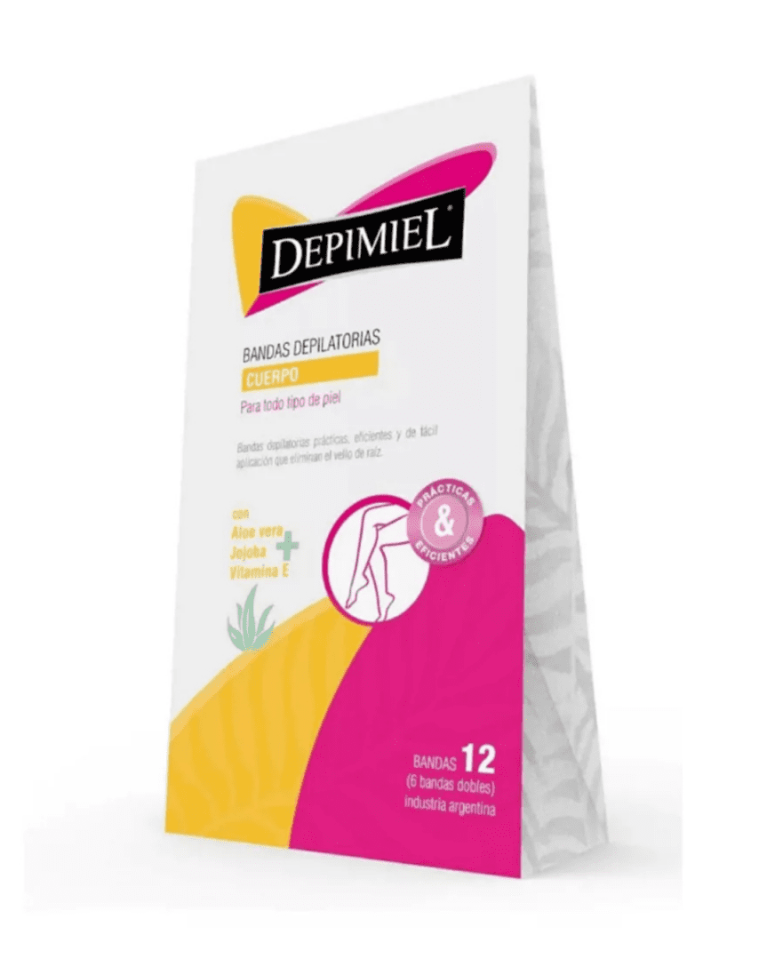 Depimiel cera en bandas para el cuerpo 30gr