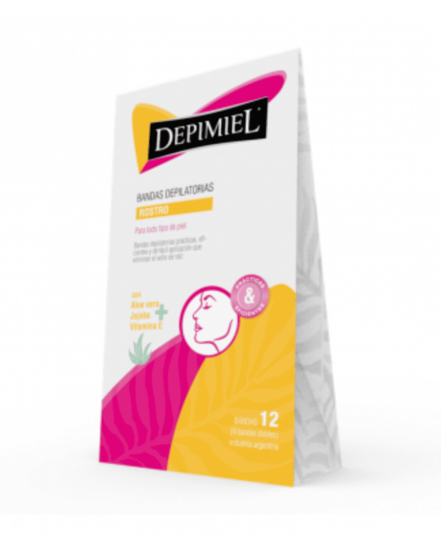 Depimiel cera en banda para rostro 5gr