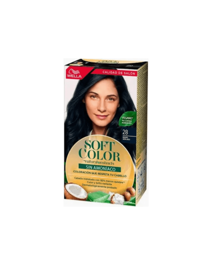 Soft color con miel N°28 negro azulado