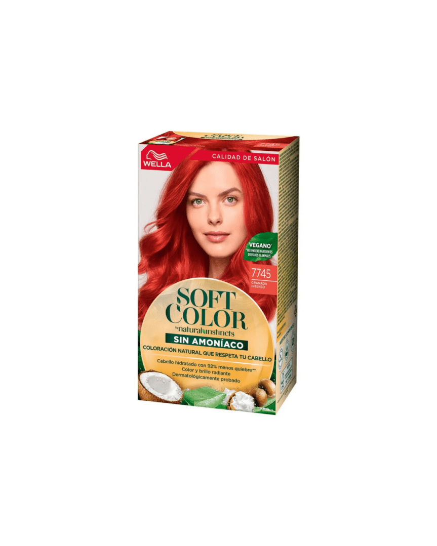 Soft color con miel N°7745 granada intenso