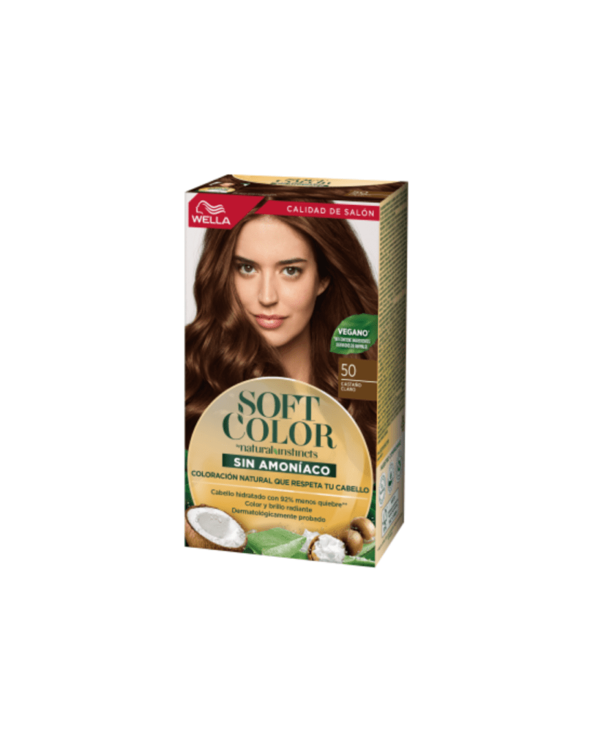 Soft color con miel N°50 castaño claro