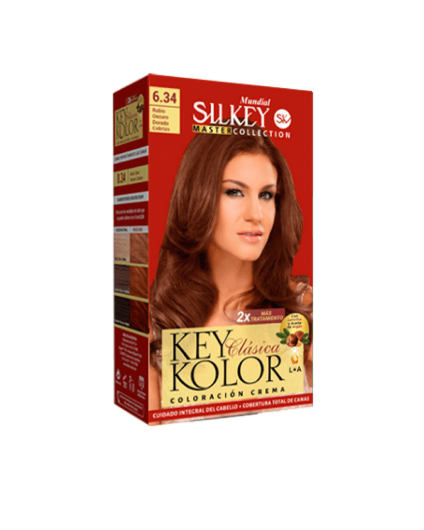 Key color master collection 6.34 rubio oscuro dorado cobrizo