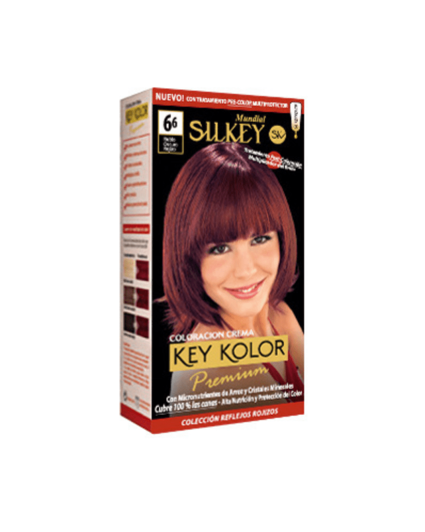Key color premium coloración 6.6 rubio oscuro rojizo