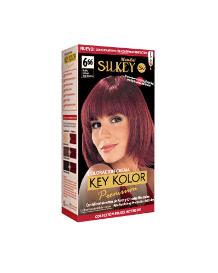 Key color premium coloración 6.66 rubio oscuro rojo