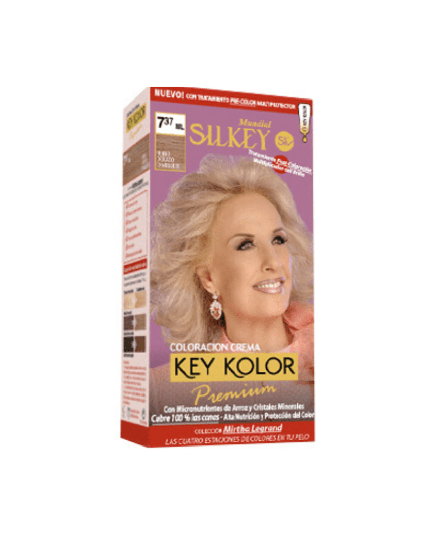 Key color premium coloracion 7.37 rubio dorado charlotte