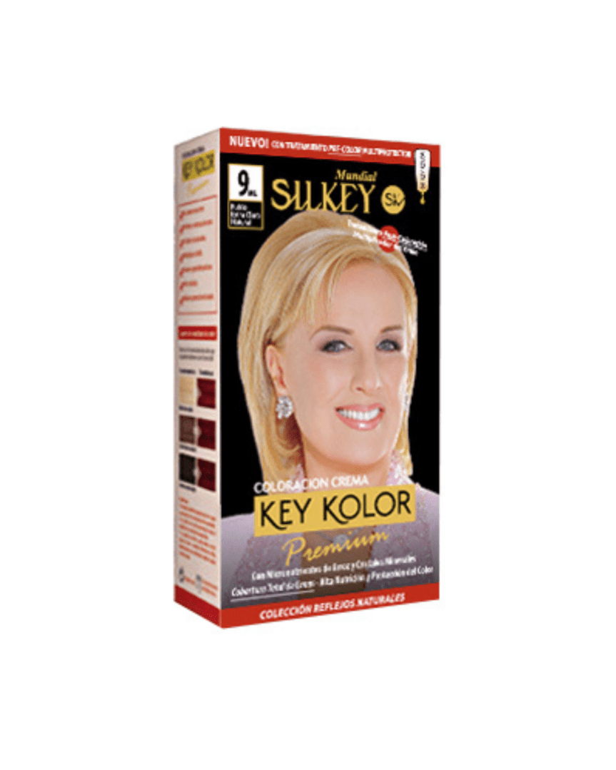 Key color premium coloración 9 rubio muy claro
