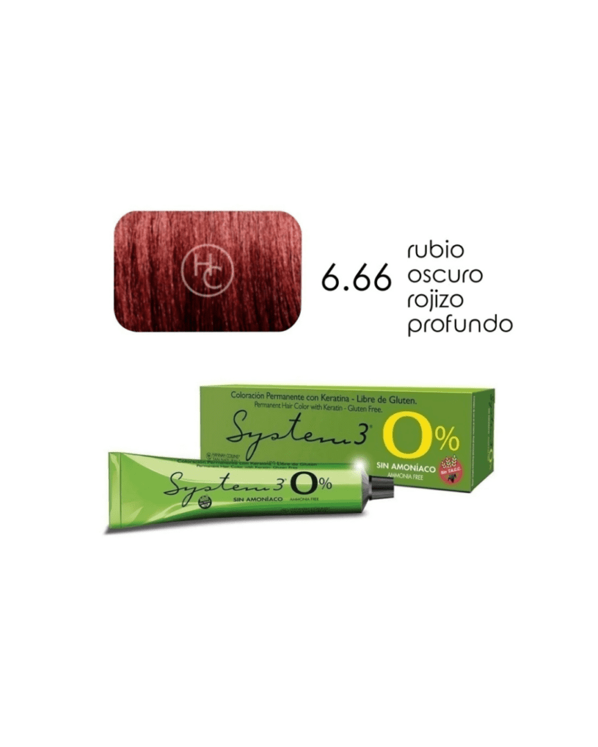 System 3 coloracion con keratina 6.7