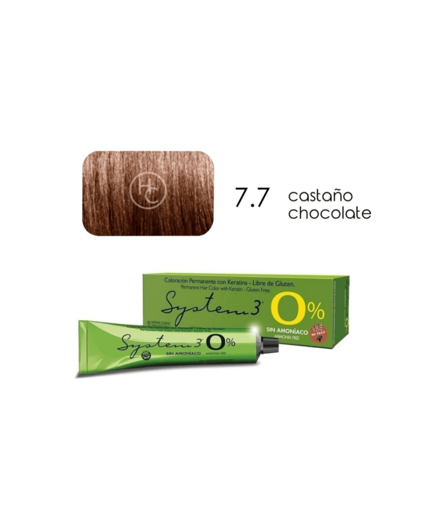 System 3 coloracion con keratina 7.7