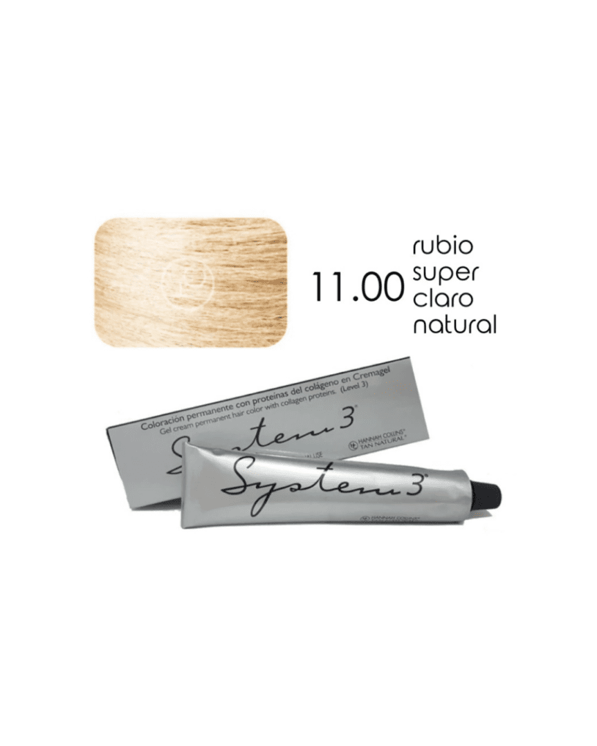 System 3 tintura profesional clarísimos N°11.00