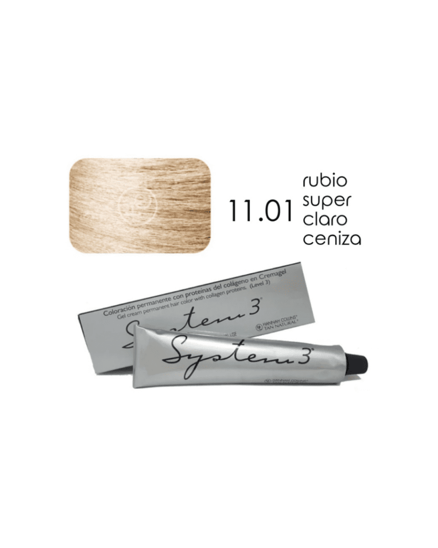System 3 tintura profesional clarísimos N°11.01