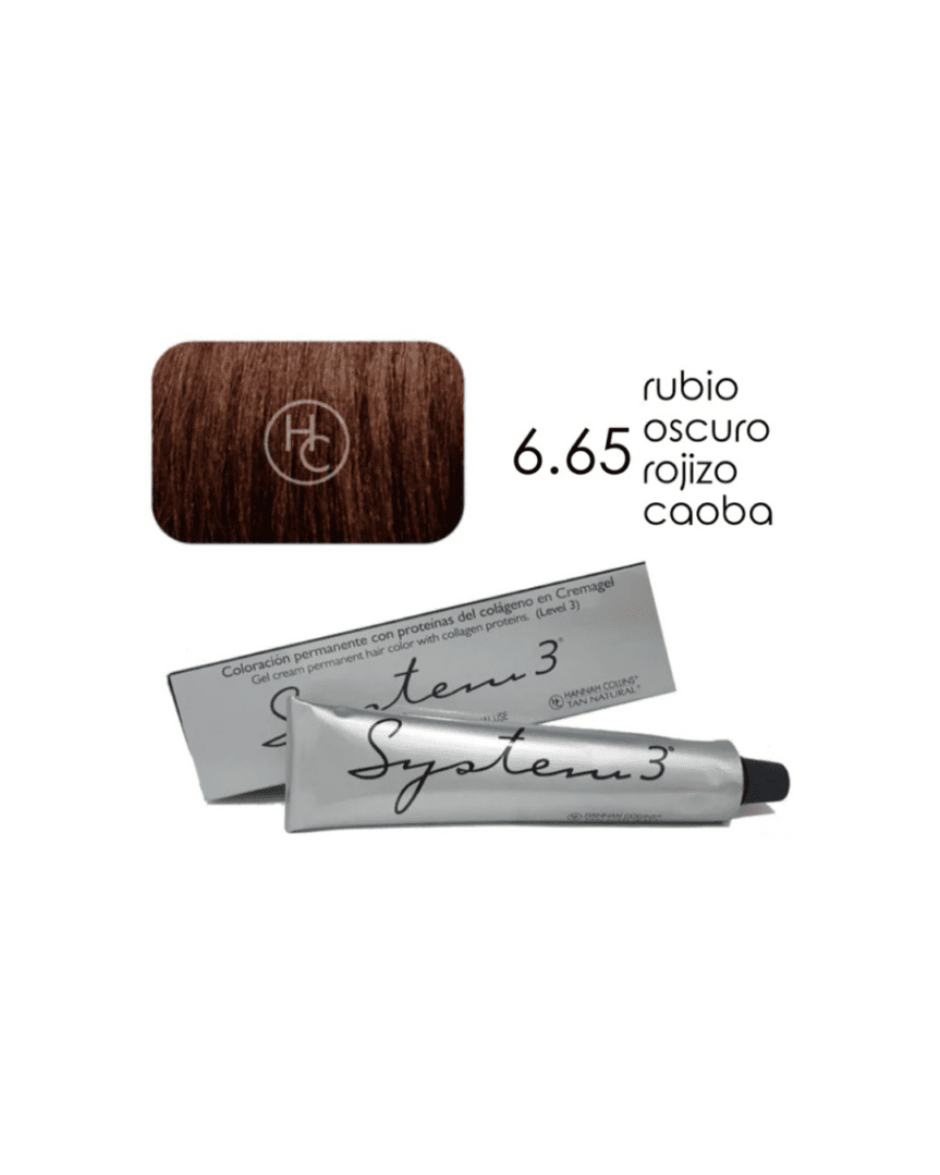 System 3 tintura profesional N°6.65