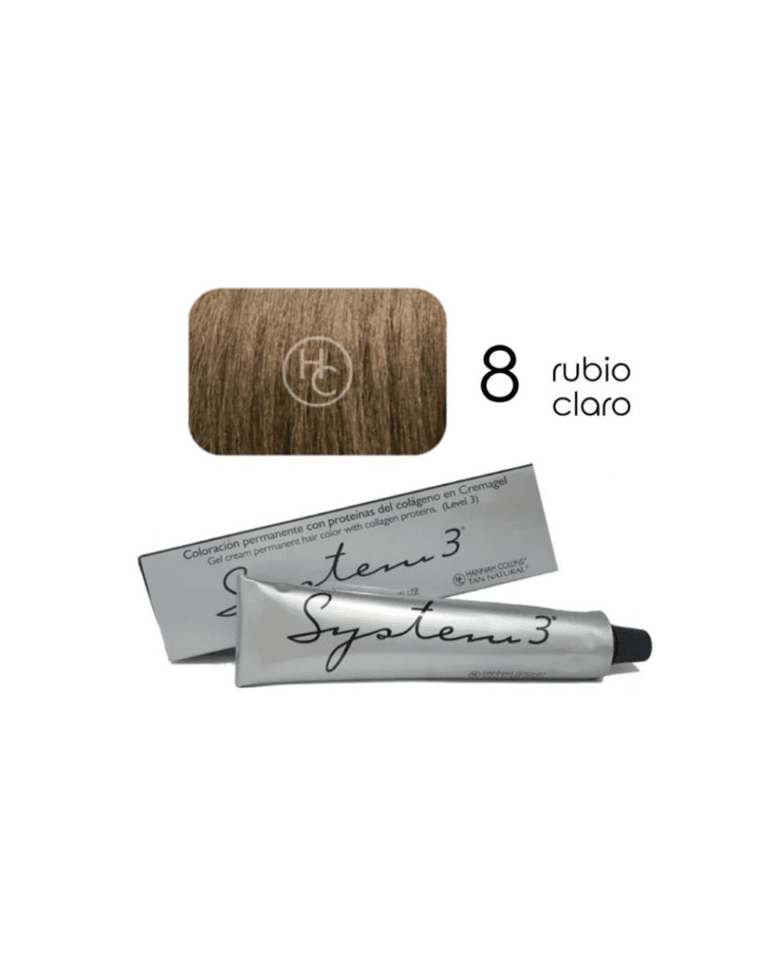 System 3 tintura profesional N°8