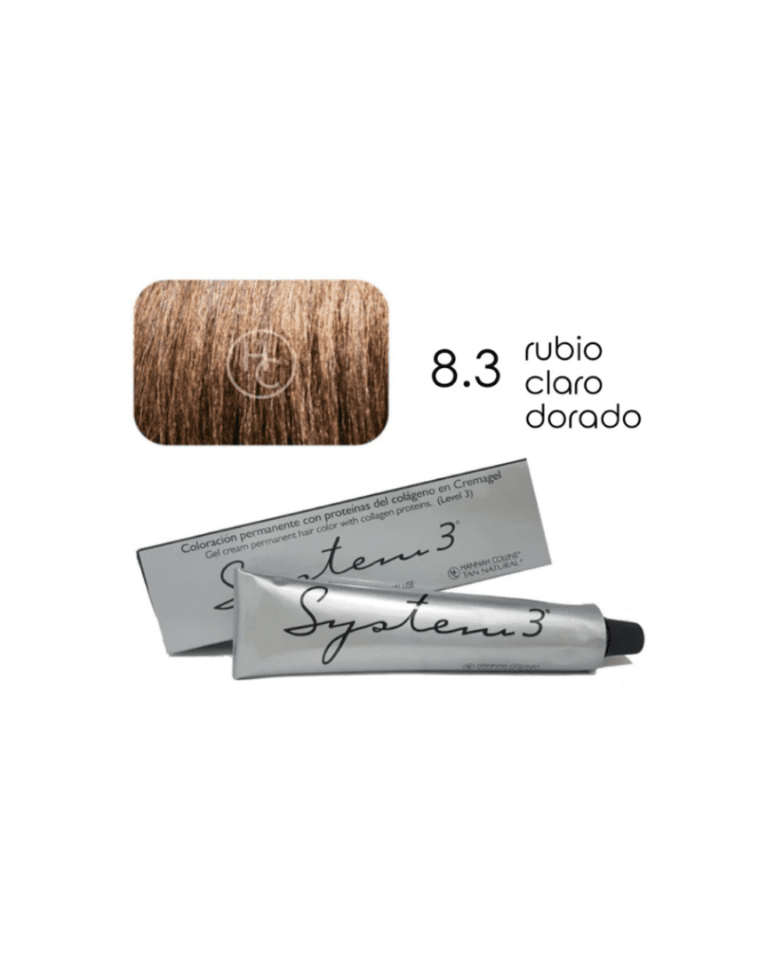 System 3 tintura profesional N°8.3