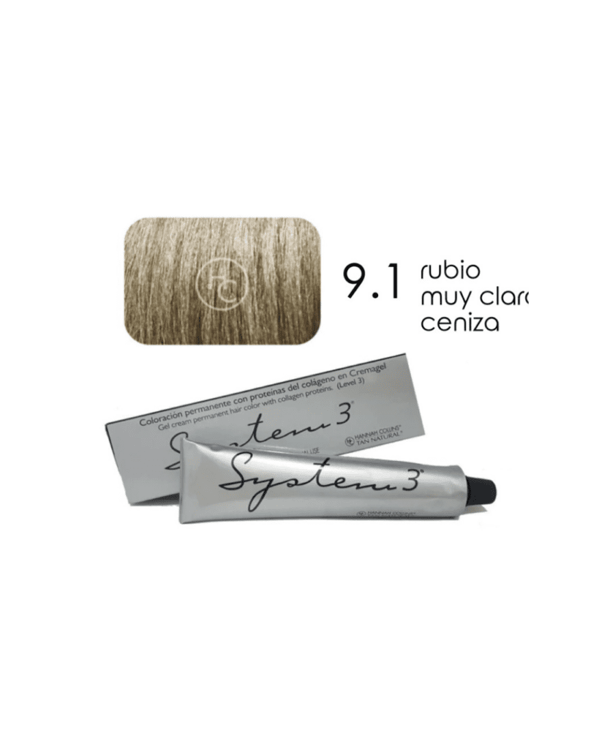 System 3 tintura profesional N°9.1