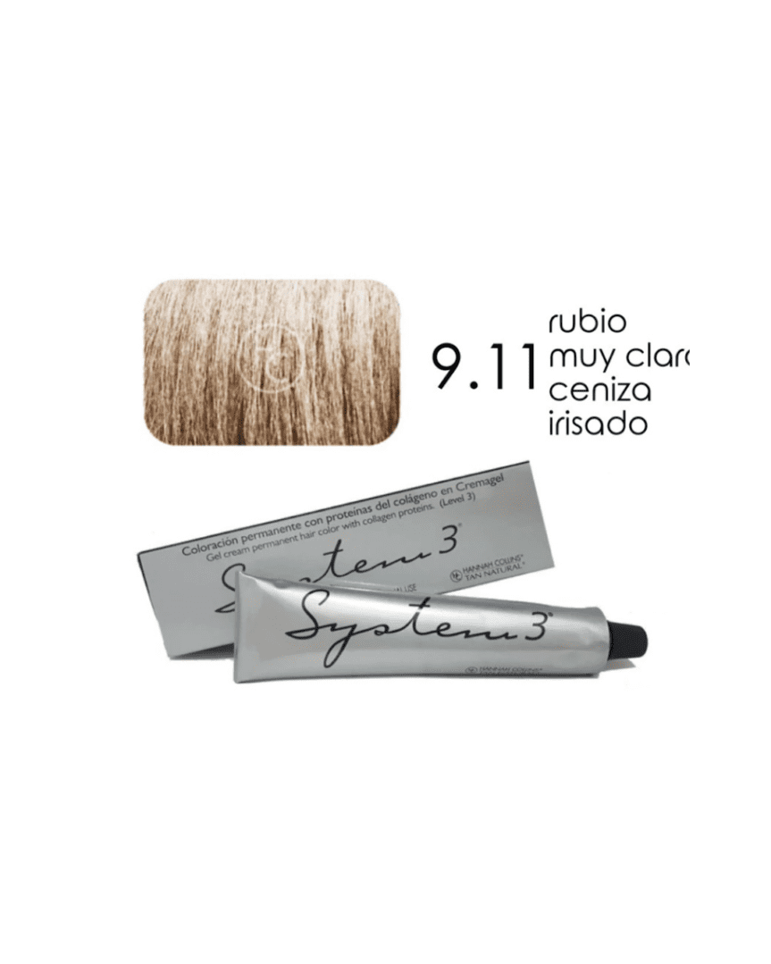 System 3 tintura profesional N°9.11