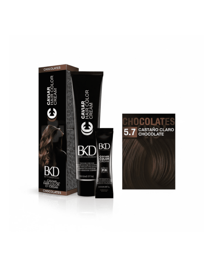 Caviar tintura color cream castaño claro chocolate 5.7