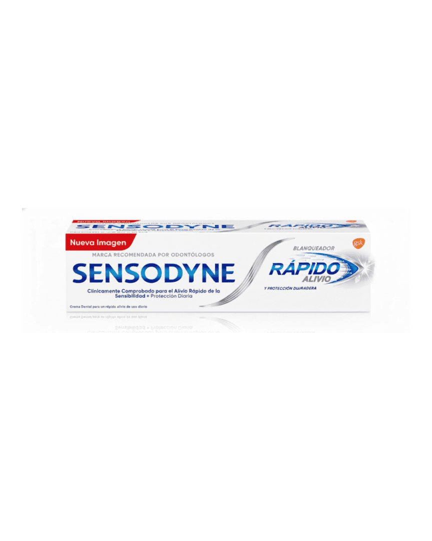 Sensodyne rápido alivio blanqueador 100gr