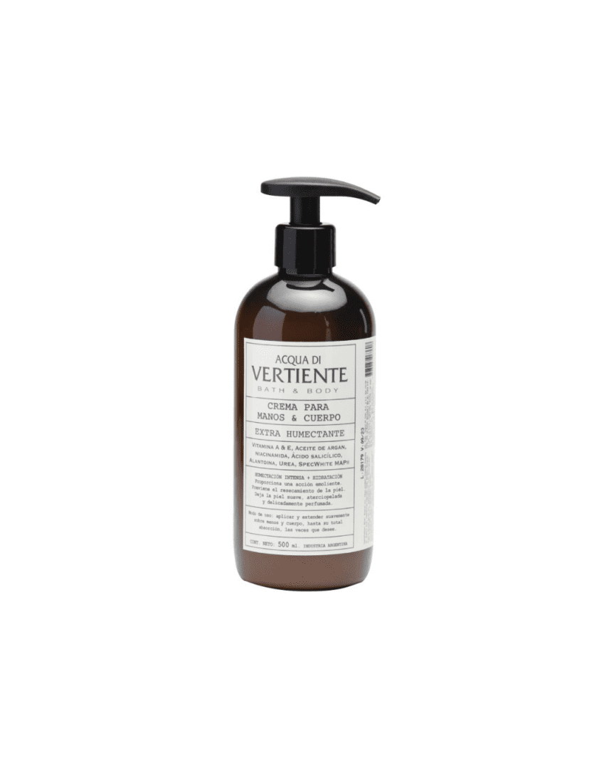 Vertiente crema de manos y cuerpo 500ml