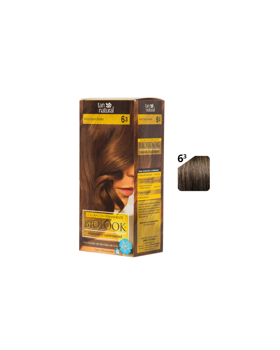 Tan natural biolook 6.3