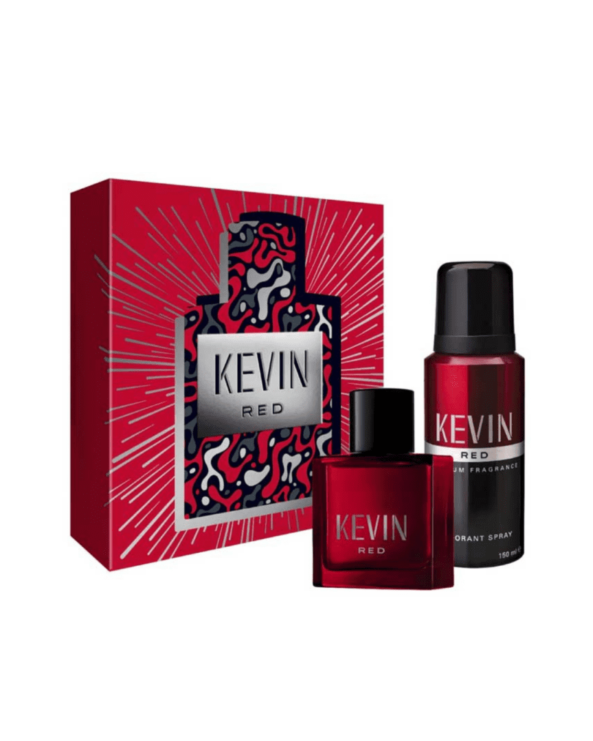 Kevin red edt 60ml + desodorante 150ml estuche libro