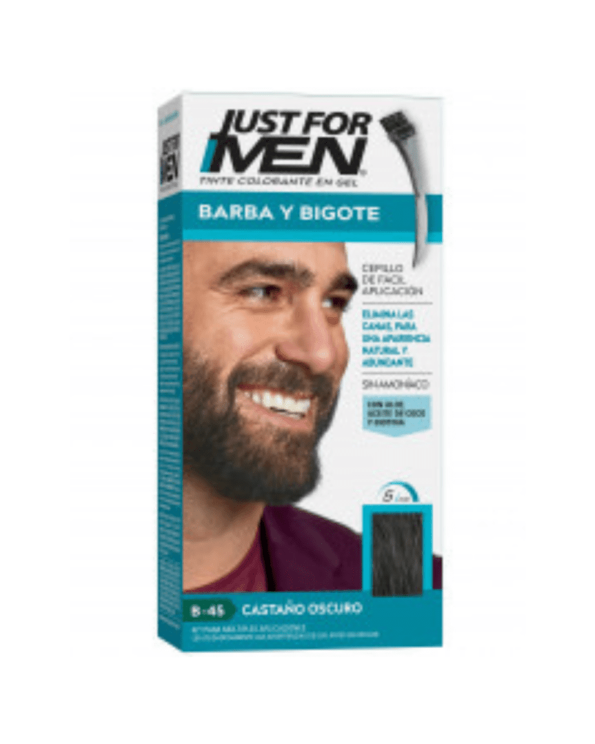 Just for men barba y bigote 28.4gr castaño oscuro
