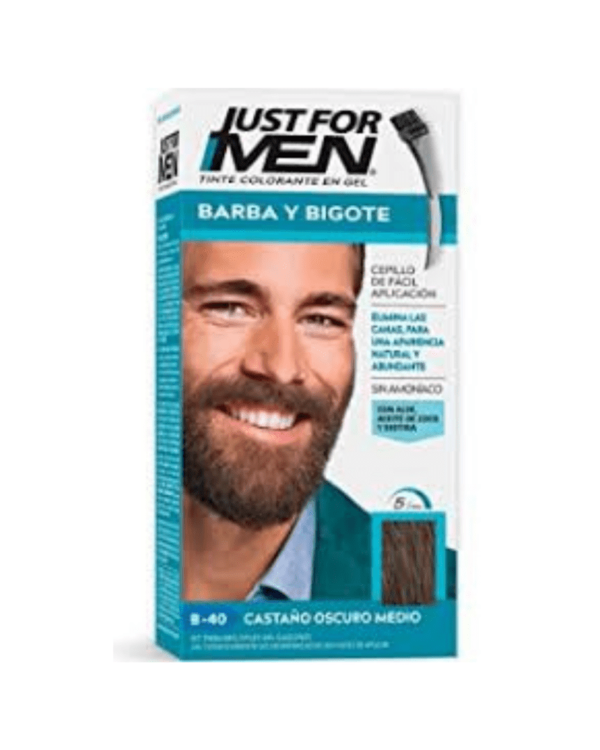 Just for men barba y bigote 28.4gr castaño