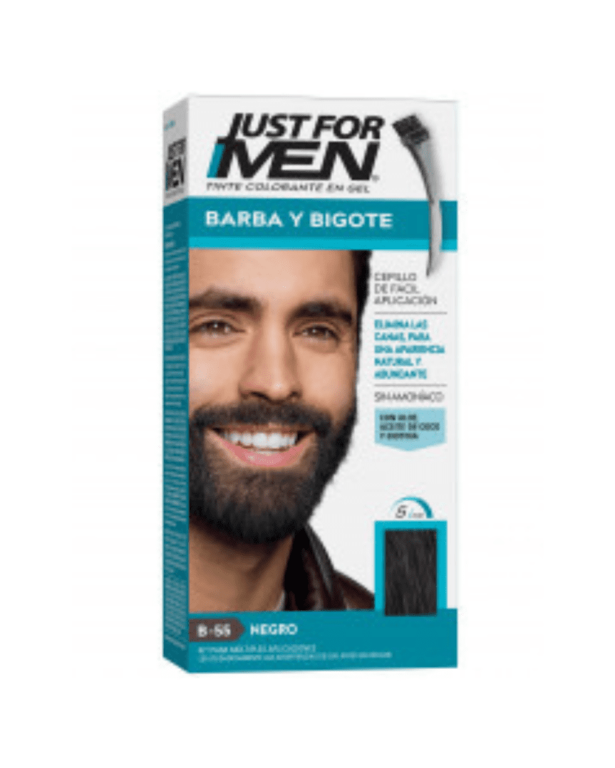 Just for men barba y bigote 28.4gr negro