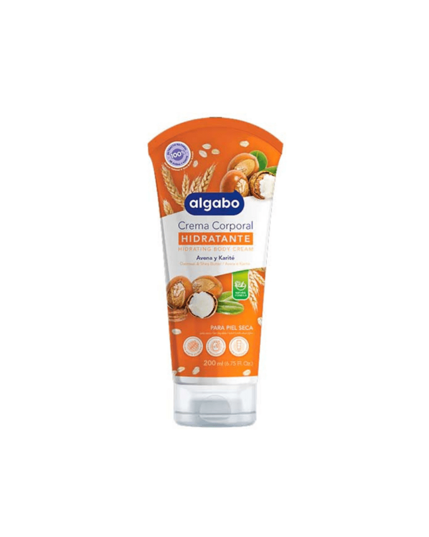 Algabo body cream hidratante avena y karite 200ml