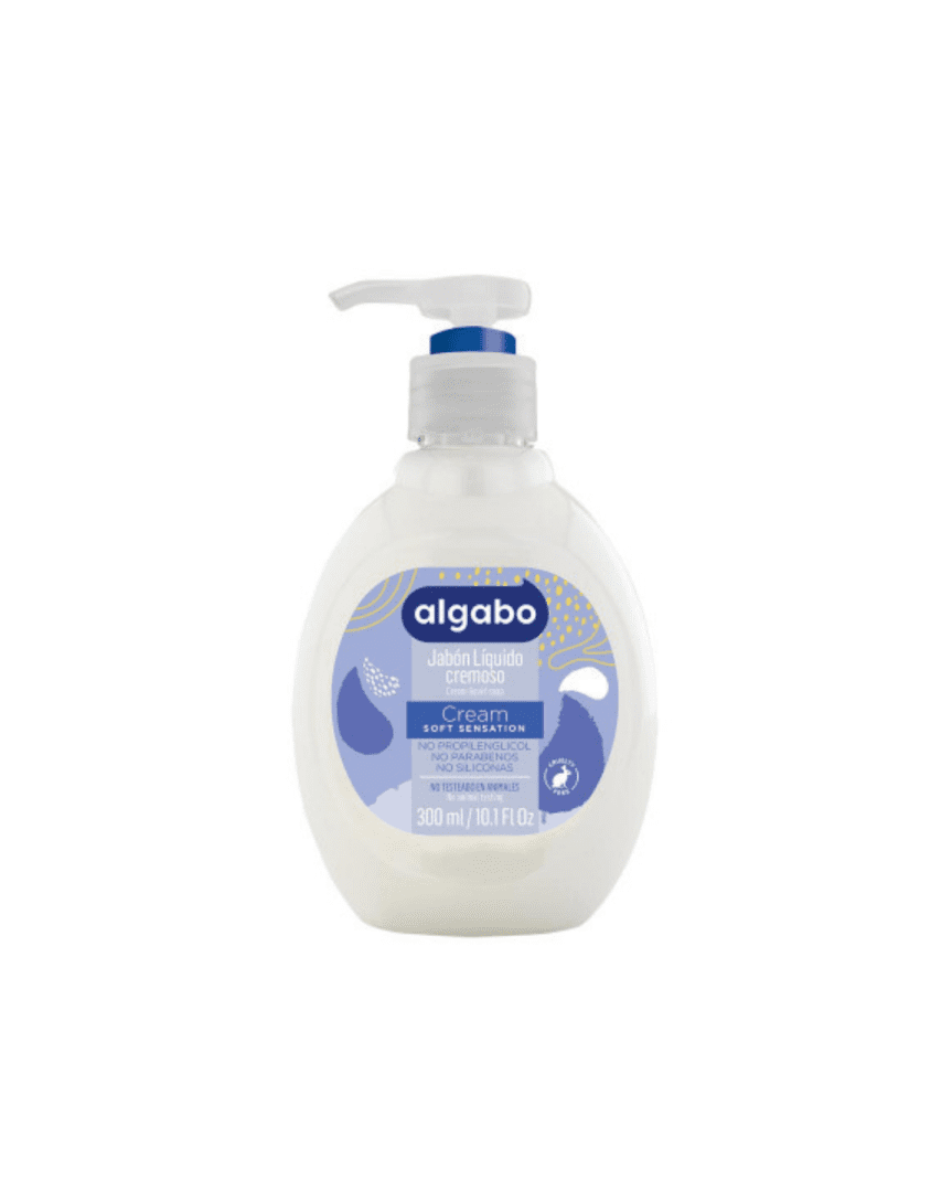 Algabo jabón liquido cremoso con válvula 300ml
