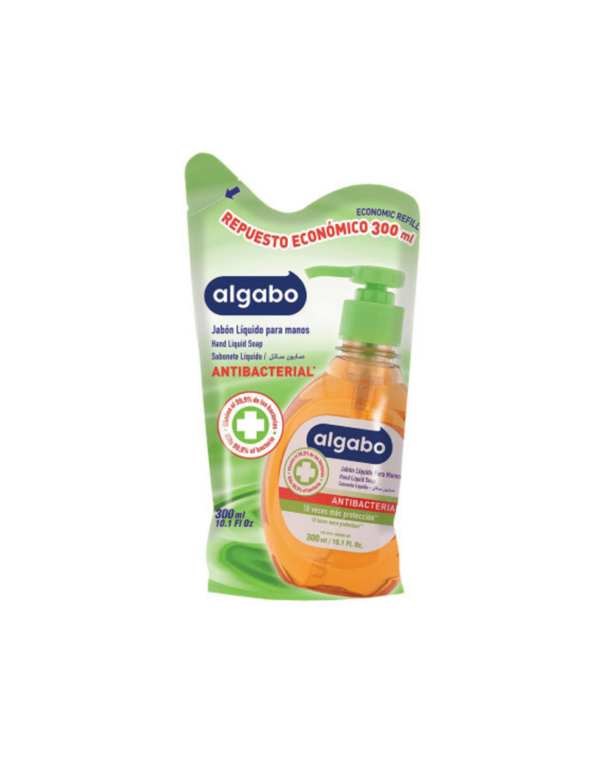 Algabo jabón liquido antibacterial doypack 300ml
