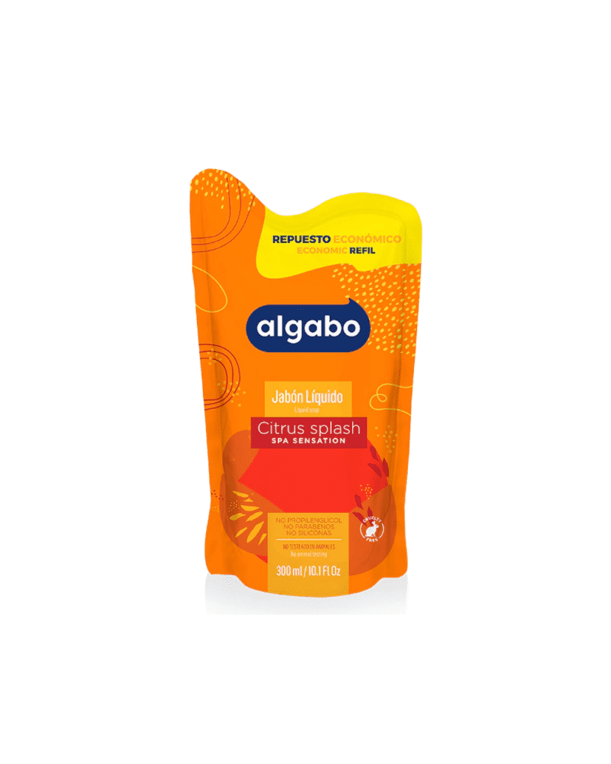 Algabo jabón liquido citrus splash doypack 300ml
